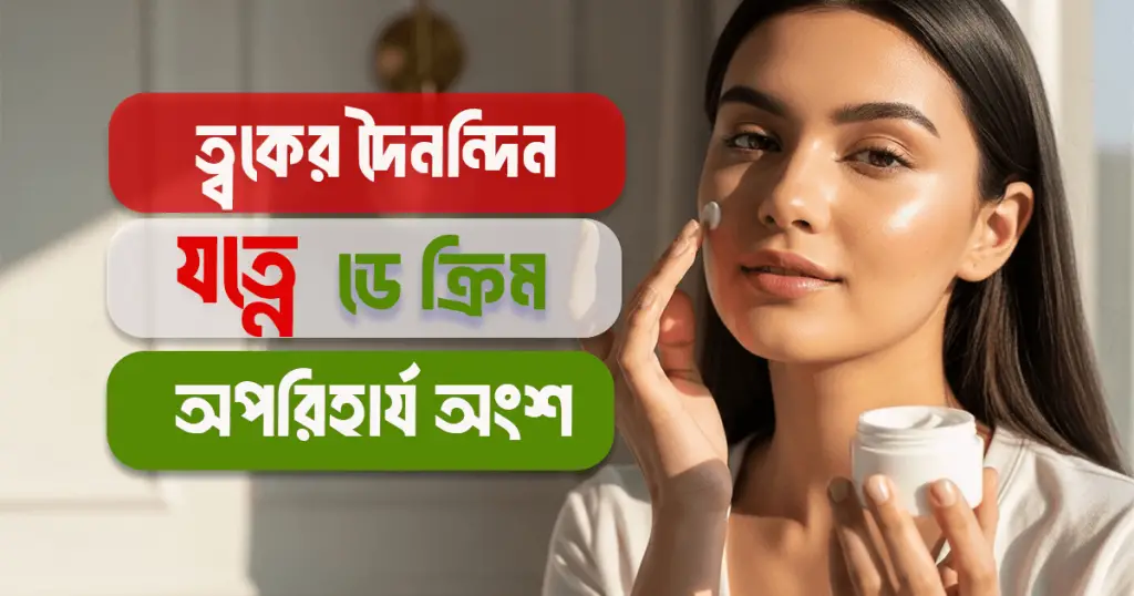 ত্বকের দৈনন্দিন যত্নে ডে ক্রিম অপরিহার্য অংশ